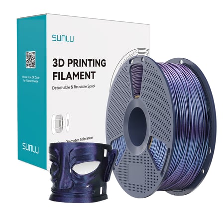 Sunlu PLA Galaxy Filament Yıldız Tozu Mor - 1.75mm - 1 Kg