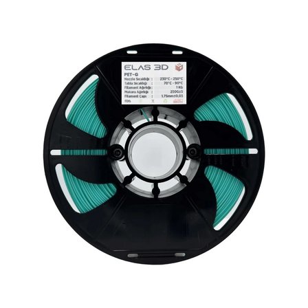 Elas 3D Su Yeşili PETG Filament - 1.75mm - 1 Kg