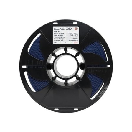 Elas 3D Lacivert PETG Filament - 1.75mm - 1 Kg