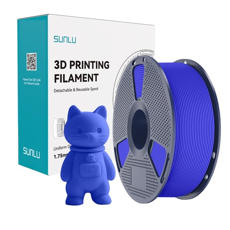 Sunlu Mavi PLA Mat Filament - 1.75mm - 1 Kg