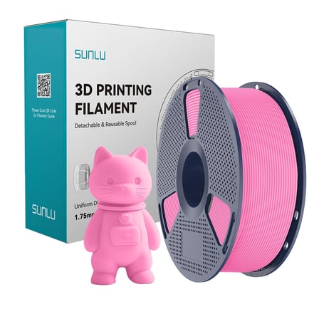 Sunlu Pembe PLA Mat Filament - 1.75mm - 1 Kg