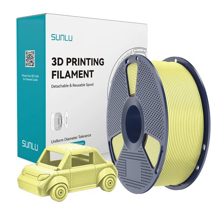 Sunlu Limon Sarısı PETG Filament - 1.75mm - 1 Kg