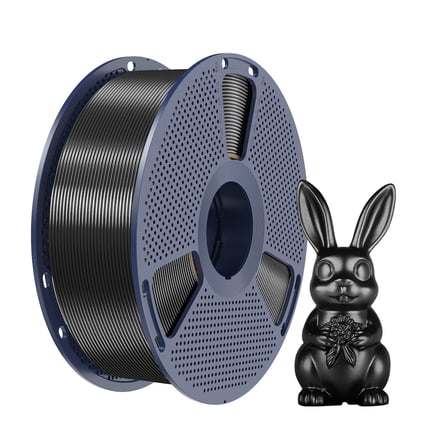 Sunlu Siyah Silk PLA+ Filament - 1.75mm - 1 Kg