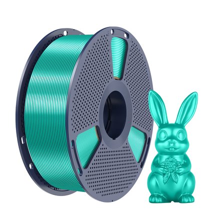 Sunlu Yeşil Silk PLA+ Filament - 1.75mm - 1 Kg