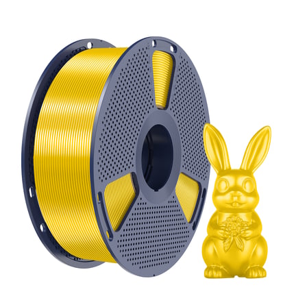 Sunlu Sarı Silk PLA+ Filament - 1.75mm - 1 Kg