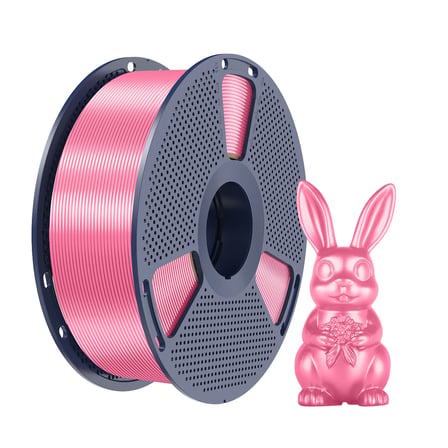 Sunlu Pembe Silk PLA+ Filament - 1.75mm - 1 Kg
