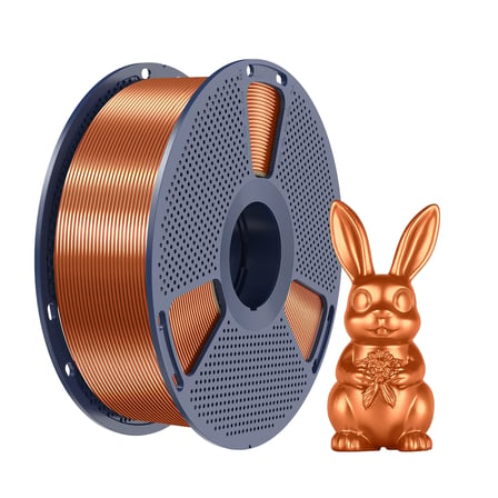Sunlu Kırmızı Bakır Silk PLA+ Filament - 1.75mm - 1 Kg