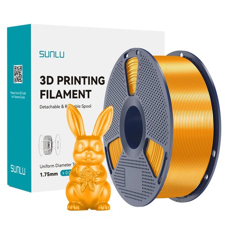 Sunlu Brass Silk PLA+ Filament - 1.75mm - 1 Kg