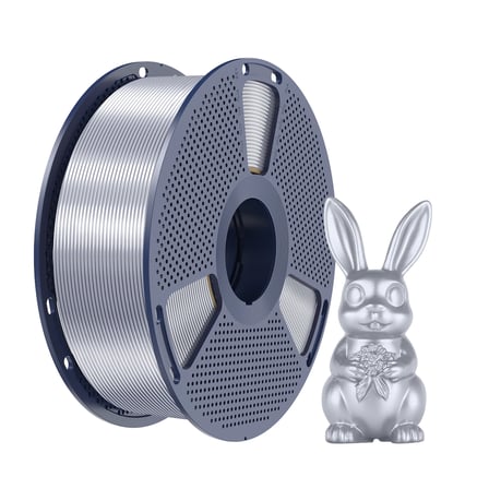 Sunlu Gümüş Silk PLA+ Filament - 1.75mm - 1 Kg