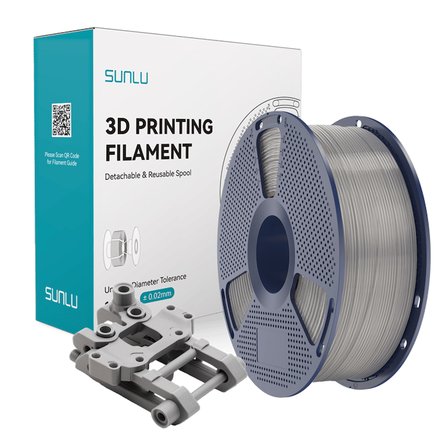 Sunlu Gümüş ABS Filament - 1.75mm - 1 Kg