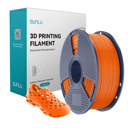 Sunlu Turuncu TPU 95A Esnek Filament - 1.75mm - 1 Kg