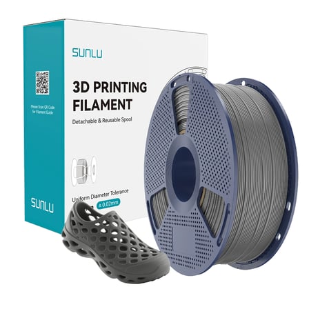 Sunlu Gri TPU 95A Esnek Filament - 1.75mm - 1 Kg
