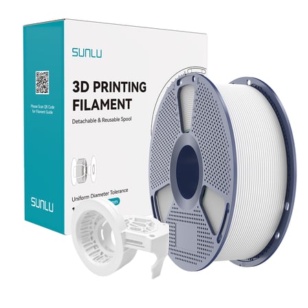 Sunlu Beyaz High Speed Mat PETG Filament - 1.75mm - 1 Kg