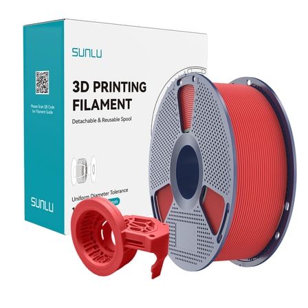 Sunlu Kırmızı High Speed Mat PETG Filament - 1.75mm - 1 Kg