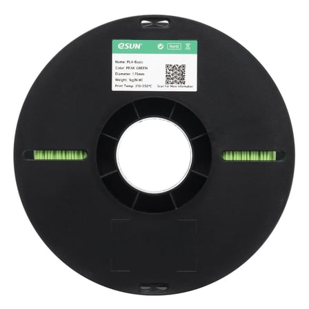 Esun PLA Basic Parlak Yeşil Filament 1.75mm 1 Kg