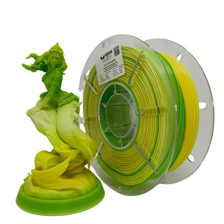 Apex3D Gökkuşağı PLA+ Filament - Limon Baharı 1 Kg 1.75mm