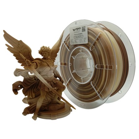 Apex3D Gökkuşağı PLA+ Filament - Apex Latte 1 Kg 1.75mm