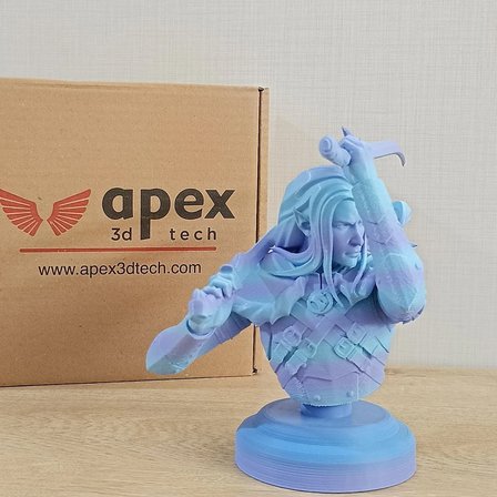 Apex3D Gradyant PLA+ Filament - Lavanta Buzul 1 Kg 1.75mm