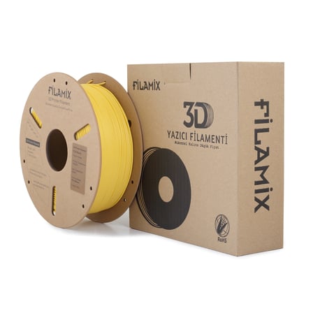 Filamix Sarı PLA Mat Filament 1.75mm 1 Kg