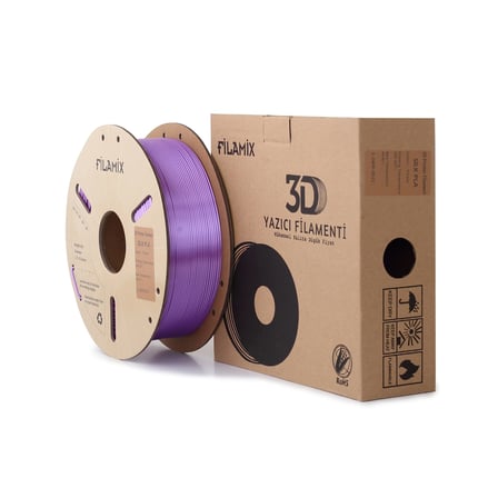 Filamix Silk PLA Mor Filament 1.75mm 1 Kg