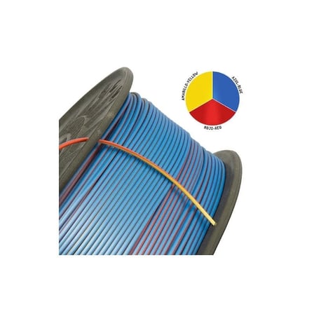 Winkle PLA Silk Multicolor Filament Yellow-Blue-Red 1.75mm 1 Kg