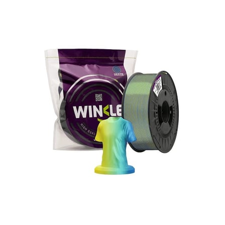 Winkle PLA Silk Multicolor Filament Blue-Yellow 1.75mm 1 Kg
