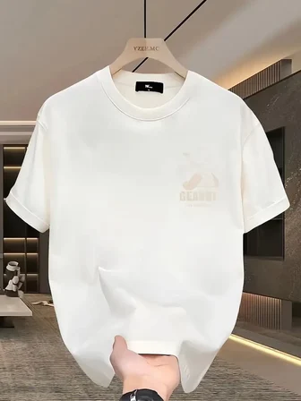 Kadın T-Shirt "GANDHI The Project" Baskılı Kısa Kollu tişört - Beyaz