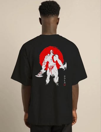 Erkek Baskılı T-Shirt Kısa Kol Bisiklet Yaka Regular Fit Rahat Kalıp Günlük Tişört - Siyah