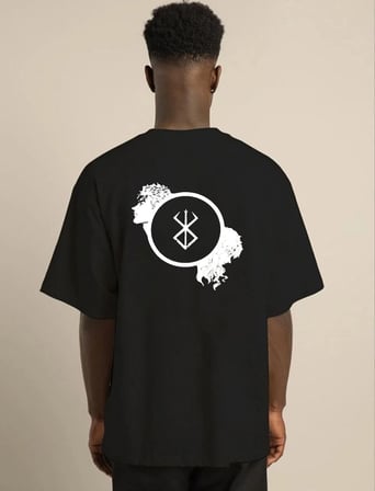 Erkek Baskılı T-Shirt Kısa Kol Bisiklet Yaka Regular Fit Rahat Kalıp Günlük Tişört - Siyah