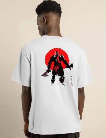 Erkek Baskılı T-Shirt Kısa Kol Bisiklet Yaka Regular Fit Rahat Kalıp Günlük Tişört - Beyaz