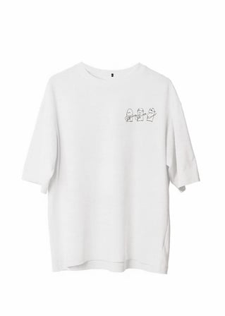 Erkek Baskılı T-Shirt Kısa Kol Bisiklet Yaka Regular Fit Rahat Kalıp Günlük Tişört - Beyaz