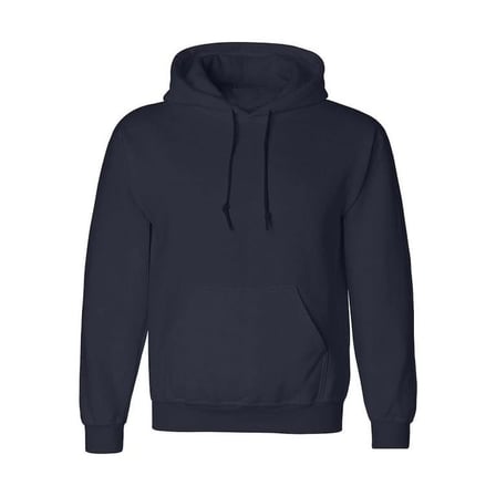 Erkek 3 İplik Pamuklu Kapüşonlu Cepli Oversize Hoodie Sweatshirt - Lacivert