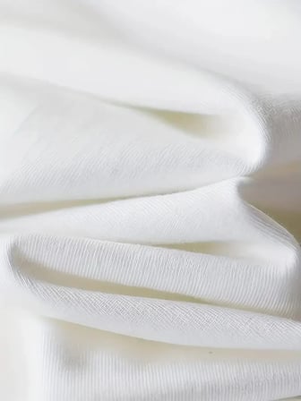 Kadın Kısa Kol Yazlık Tişört Bisiklet Yaka Baskılı Oversize T-Shirt - Beyaz
