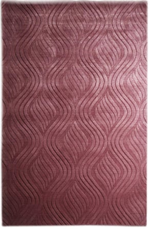 Çam Halı Emboss JR10 Rose Modern Desen Yeni Zellanda Yünü ve Viskon El Dokuması Halı