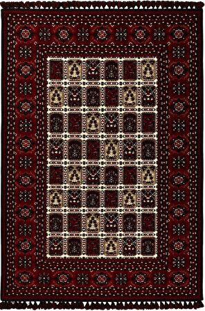 Tuğra Halı Türkmen 21 Etnik Desen Kilim