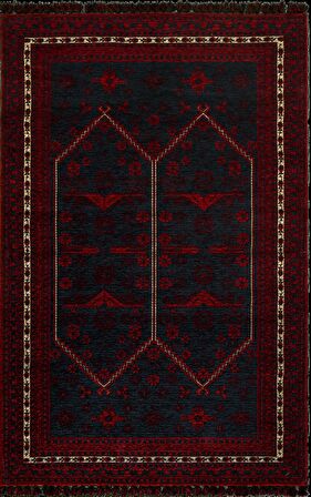 Tuğra Halı Türkmen 04 Etnik Desen Kilim