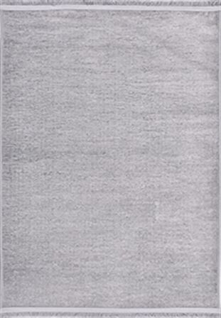 Çam Halı Crea Decolux Azade 8205 Gri Özel Kaymaz Tabanlı Pamuk Dokuma Kilim
