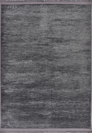 Çam Halı Crea Decolux Azade 8206 Antrasit Özel Kaymaz Tabanlı Pamuk Dokuma Kilim