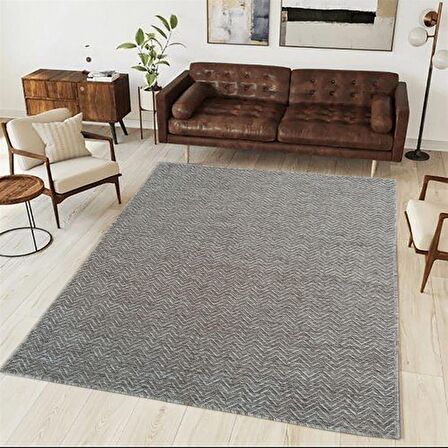 Çam Halı Mono MN 6042 Bej İskandinav Desenli Örgü Dokuma Kilim