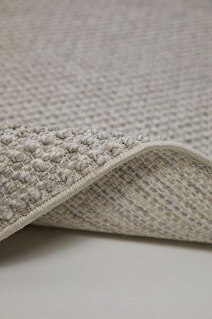 Çam Halı  Enti Halı Vega 1453 Gri İskandinav Desenli Makine Halısı