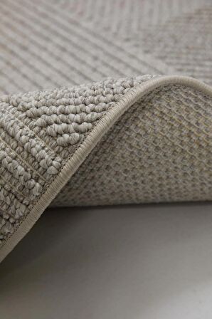 Çam Halı  Enti Halı Vega 1456 Gri İskandinav Desenli Makine Halısı