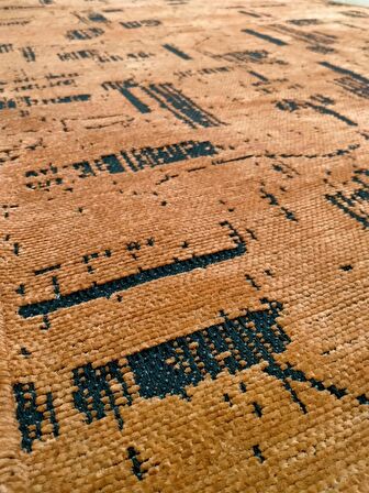 Çam Halı Bodrum BDR 116 Kiremit Özel Latex Kaymaz Tabanlı Kilim