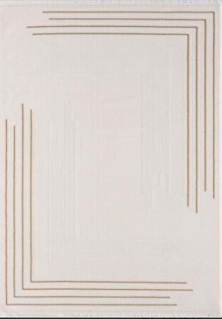 Çam Halı Scarlet SC003A Gold Modern Desen Salon Halısı