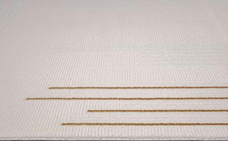 Çam Halı Scarlet SC003A Gold Modern Desen Salon Halısı