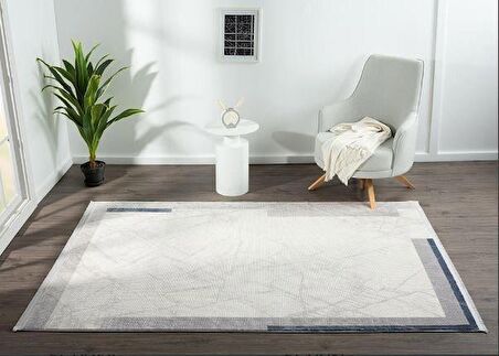 Çam Halı Scarlet SC006G Lacivert Modern Desen Salon Halısı