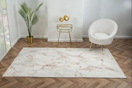 Çam Halı Scarlet SC011A Vizon Modern Desen Salon Halısı