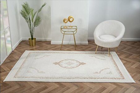 Çam Halı Scarlet SC001B Vizon Klasik Desen Salon Halısı