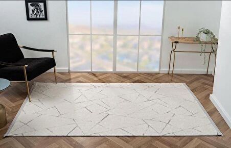 Çam Halı Scarlet SC007G Gri Modern Desen Salon Halısı