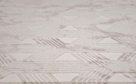 Çam Halı Scarlet SC012A Vizon Modern Desen Salon Halısı