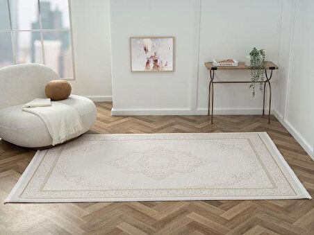 Çam Halı Otto OT005A Gold Klasik Desen Salon Halısı